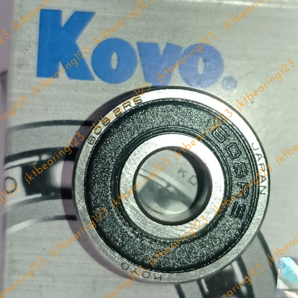 Bearing 608 2RS laher kipas angin fan AC indoor 608 (tutup karet) 608-2RS KOYO Japan Original