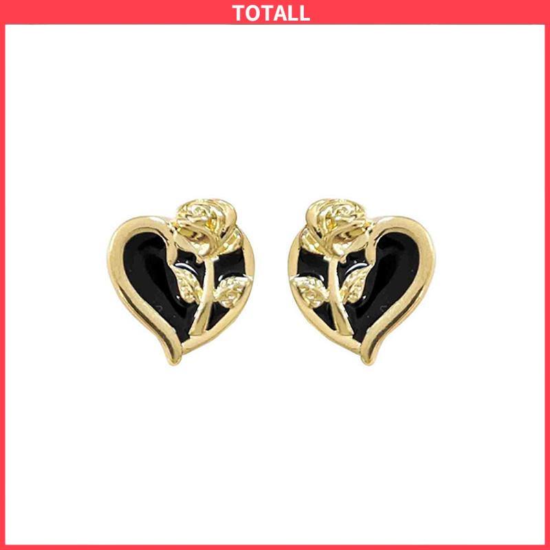 COD Anting S925 Korea anting bunga cinta  anting gaya Prancis untuk wanita-Totall