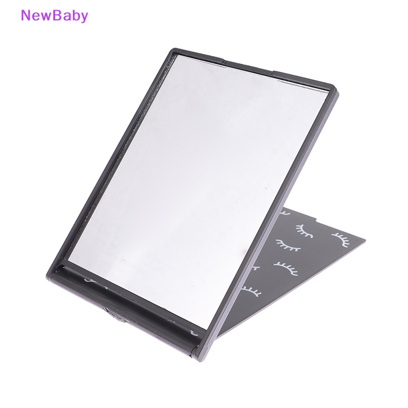 Newbaby Cermin Genggam Barber Lady Square Makeup Vanity Mirror Cermin Rias ID