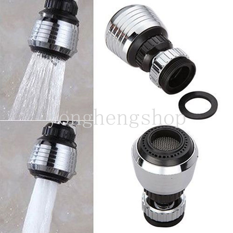 Aerator Keran Putar 360derajat Bubbler 2mode Adjustable Filter Air Diffuser Splash Proof Hemat Air Nozzle Tap Connector Aksesoris Keran Dapur