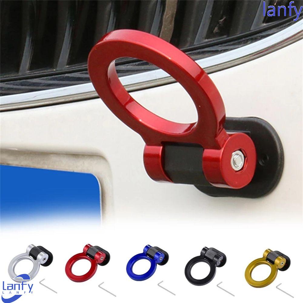 Lanfy Tow Hook Dekorasi Depan Belakang Multi-Warna Aksesoris Mobil Bagian Luar Track Gaya Balap Stiker Dekorasi