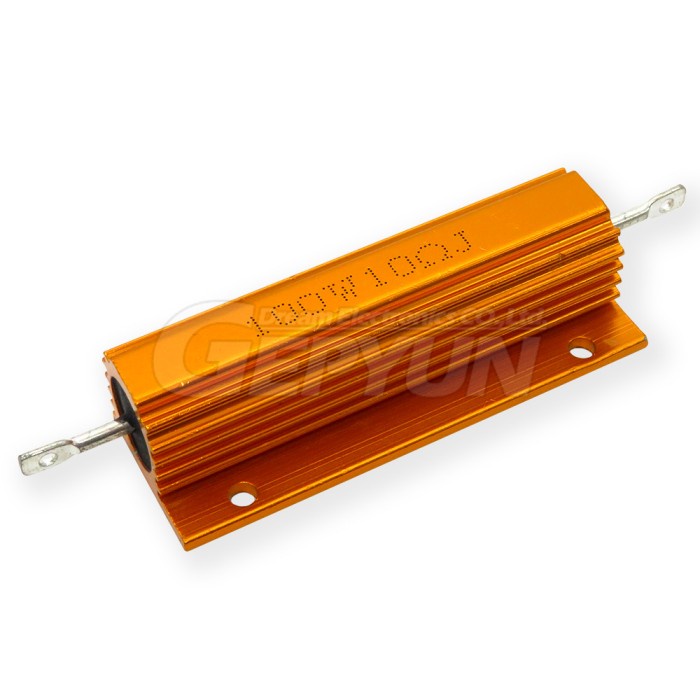 Resistor 100w 1 2 4 8 10 ohm Aluminium Clad Power Resistan 100 watt