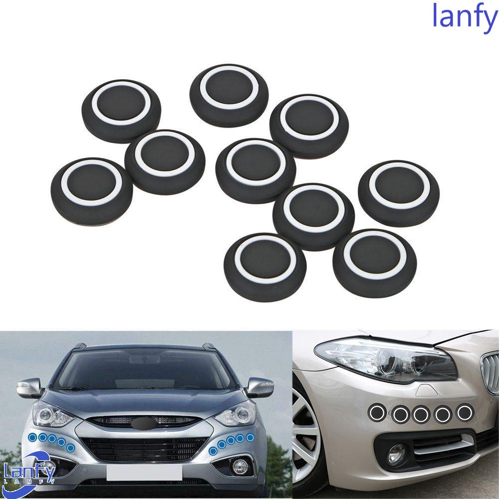 Lanfy Pelindung Bumper Sudut 10pcs/pack Car-Styling Stiker Mobil Anti Gores Pelindung Lis Pinggiran Gosok