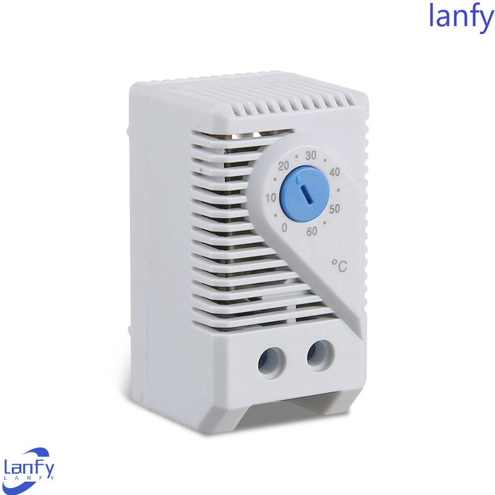 Lanfy Thermostat Mini KTO011 KTS011 DIN Rail Normal Buka Tutup Lemari Thermoregulator Mekanik