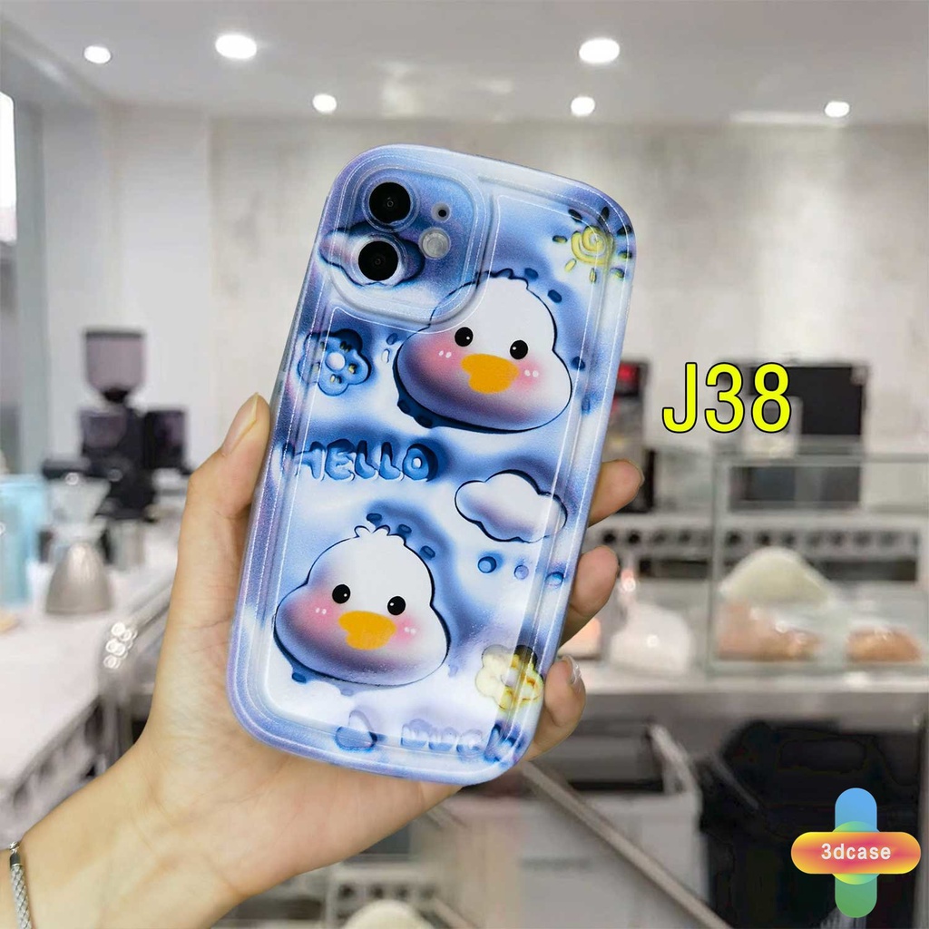 Case Samsung A22 A03S A50 A32 A14 A13 A23 A52 A12 A03 A04 A04S A02S A20 A50S A30S A52S A30 M12 M22 M32 A125 A14 LTE A13 Lie A037F F12 M04 M10S M02S A025 A205 A305 F02S Y22S Y20I Y12S Y17 Y15 Y15S Cute Duck Soft Airbag Soap Case