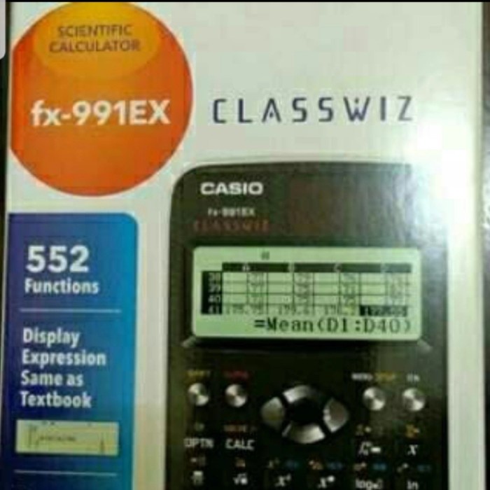 

Kalkulator FX 991 EX casio calculator fx991ex - Hitam