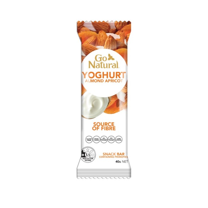 

Go Natural Yoghurt Almond & Apricot Gluten Free 40 gr