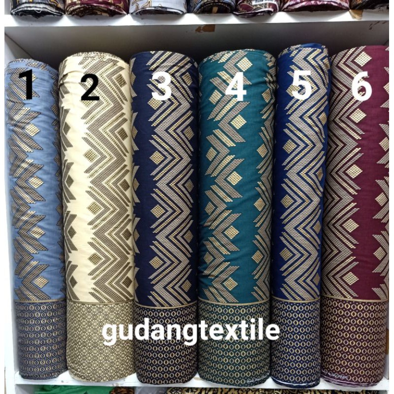 kain batik katun motif songket bagus/batik katun meteran/kain batik katun berkwalitas bagus