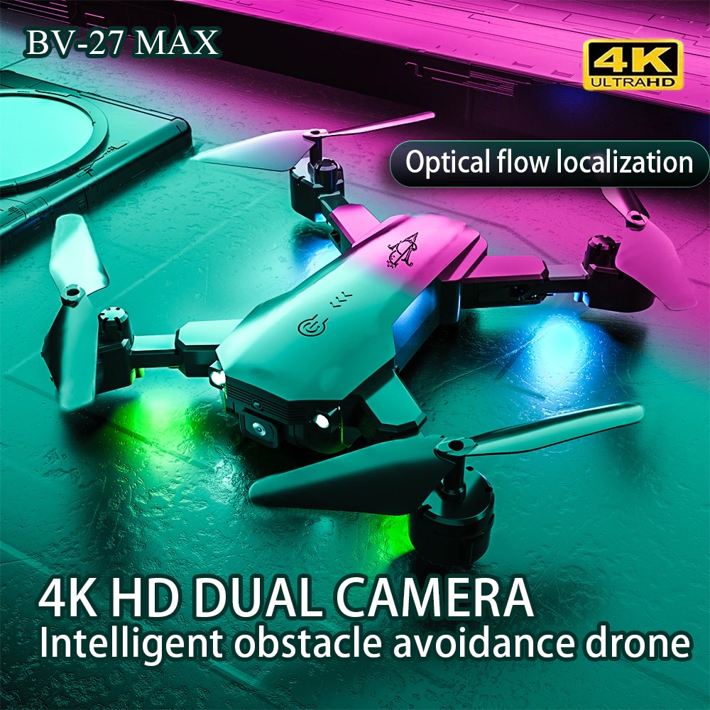 AKN88 - BV-27 MAX Drone Dual Camera HD 4K FPV 6 Axis Obstacle Avoidance