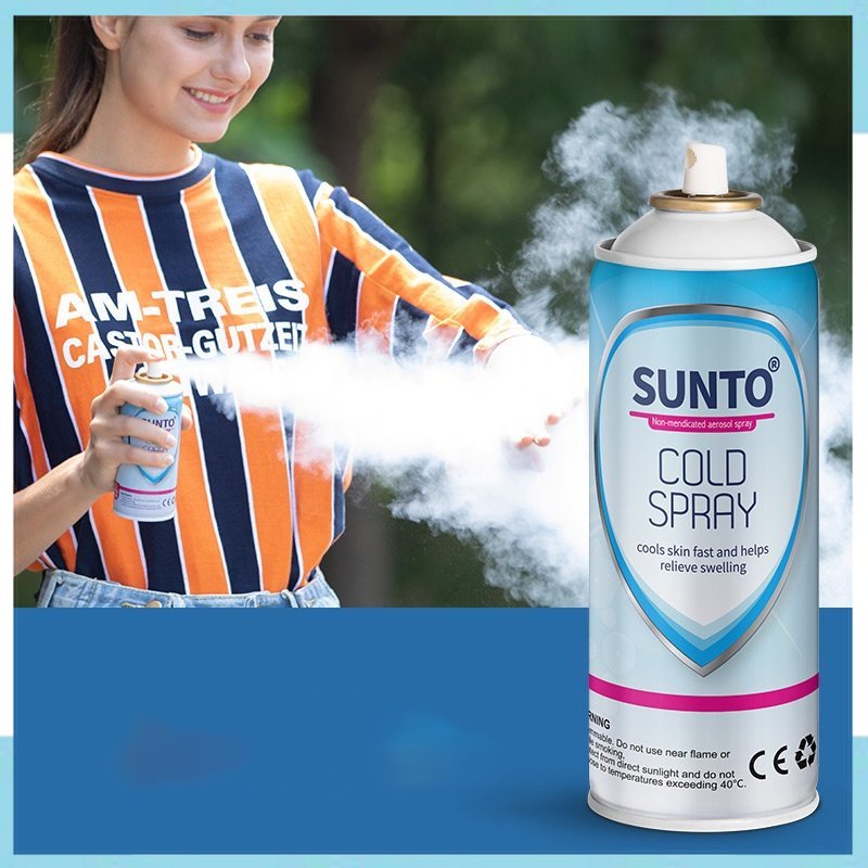 Y Spesial & Termurah Sunto Kompress Dingin Spray Sports Cooling Cold Relieves Muscles 255g - ST2010 