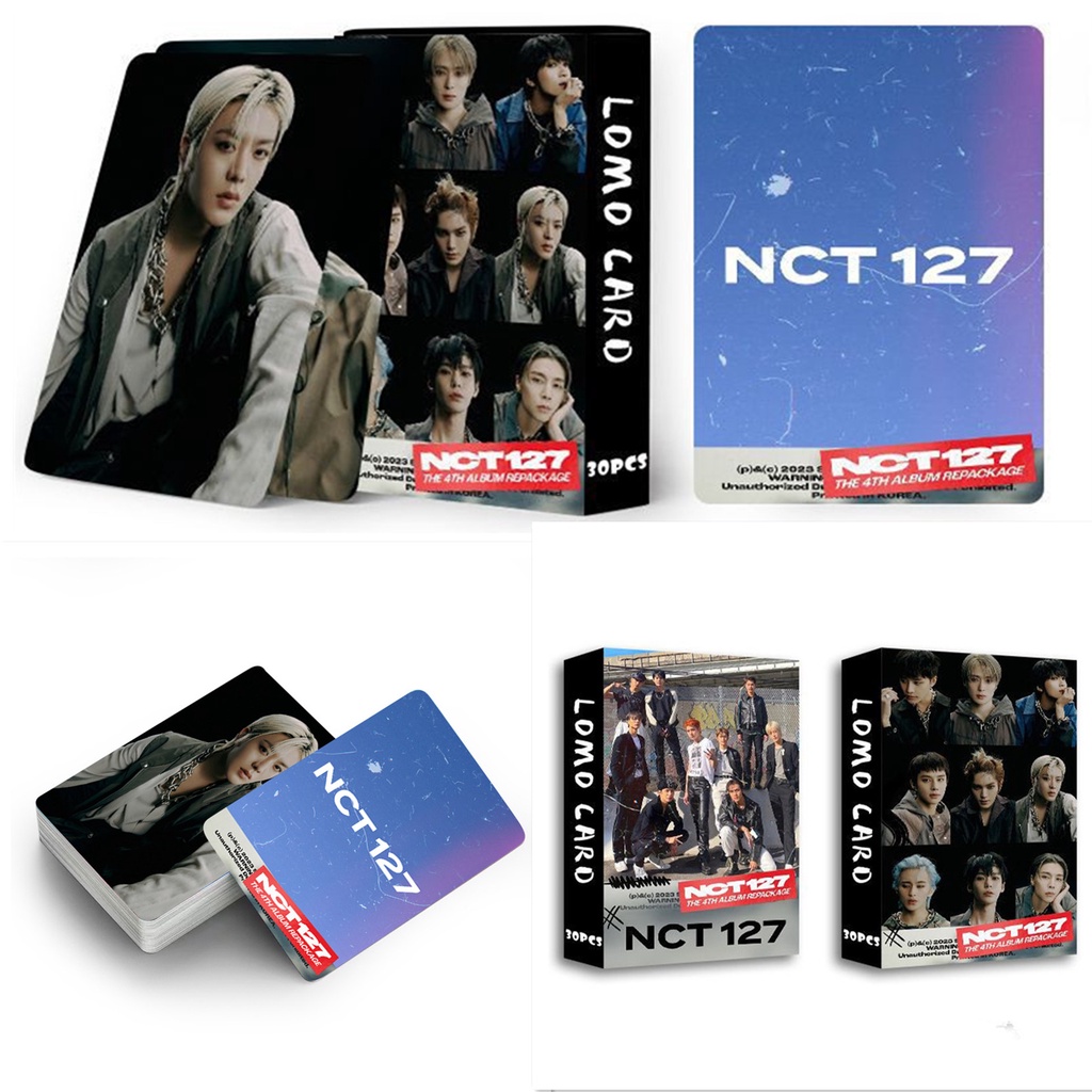 30pcs/box NCT 127 Photocards THE BOYZ Lomo Kartu MONSTA X Kpop Postcards