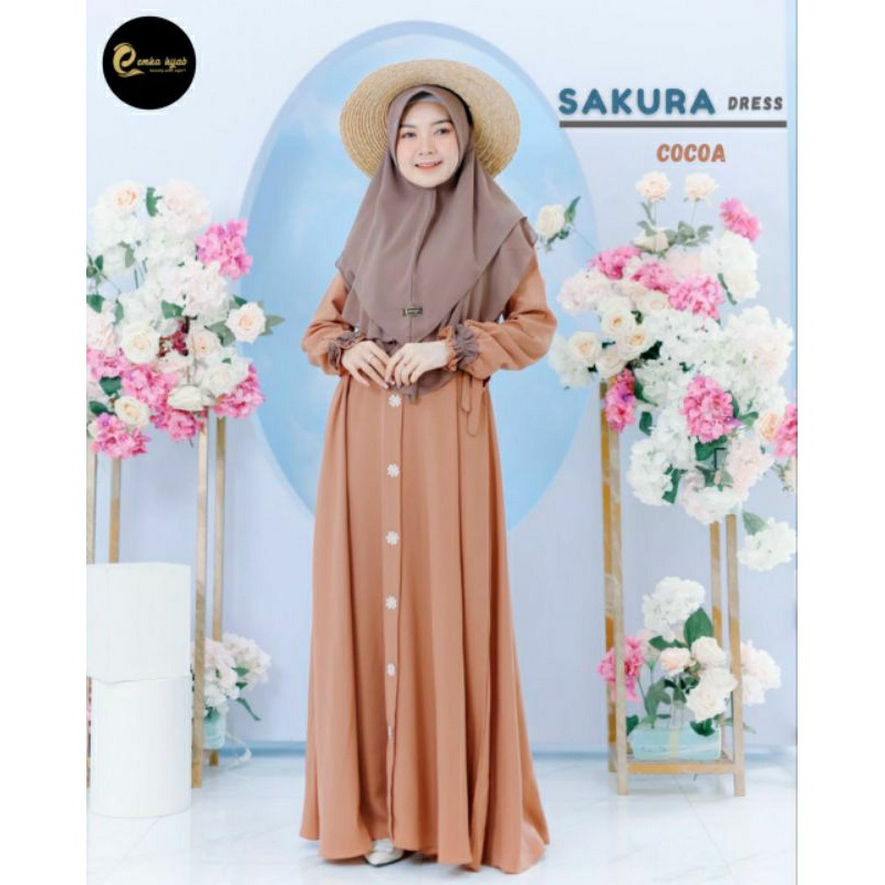 PO SAKURA DRESS BY EMKA HIJAB BATCH 2