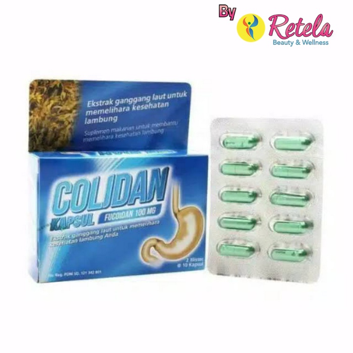 COLIDAN FUCOIDAN 100MG 1 BLISTER 10 CAPSUL