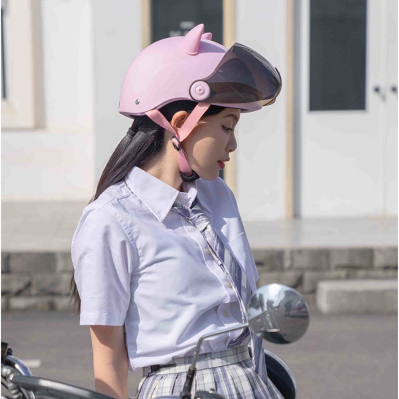 1pasang Telinga Kucing Lucu Styling Tahan Air Helm Dekorasi/DIY Kualitas Tinggi Tahan Aus Kepribadian Self Adhesive Dekorasi Aksesoris Motor