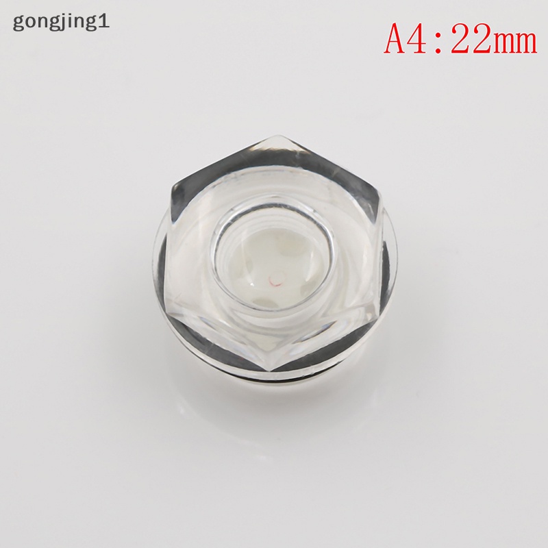 Ggg 16mm-60mm dia male thread air or oil level sight glass ID