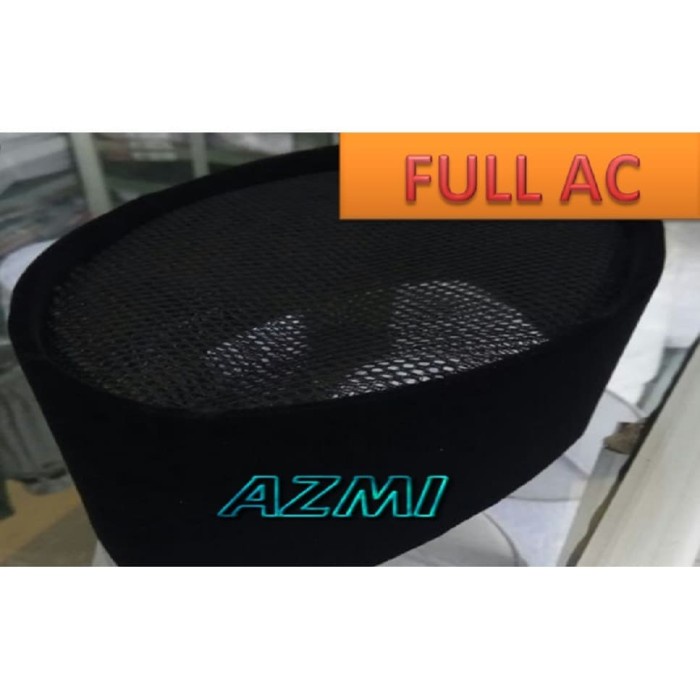 Songkok Peci Nasional Ac Full AC Hitam Polos tinggi 7 8 9 CM - Tinggi 7 AC, 8