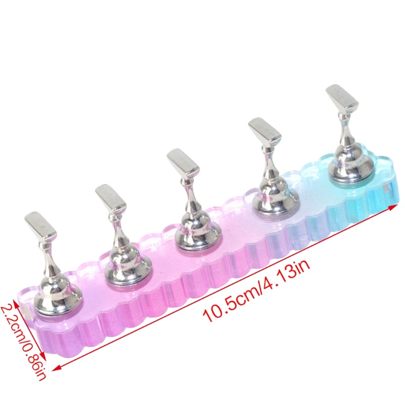 Siy Nail Tip Stand DIY Nail Art Holder Stand Kuku Nail Art Stand Manicure Alat