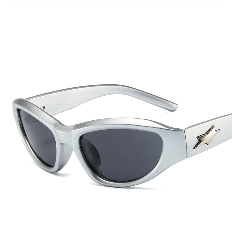 Aesthetic Shades Sunglasses UV400 Untuk Wanita/Pria Eyeglasses Colour