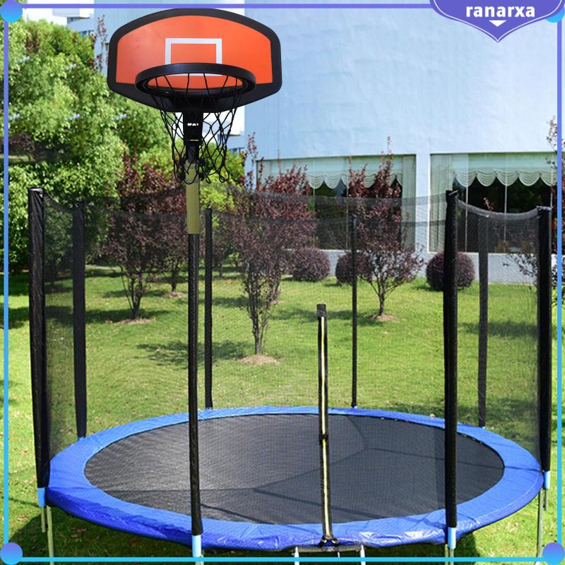 [Ranarxa] Trampoline Basket Hoop Basket Goal Trampolin Aksesoris Trampolin Tempel Backboard Basket Untuk Indoor, Taman, Bermain, Anak-Anak