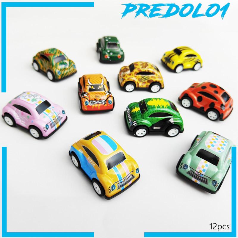 [Predolo1] Mainan Bayi Mobil Koleksi Pull Back Vehicles Set Untuk Bermain Peran Pasir