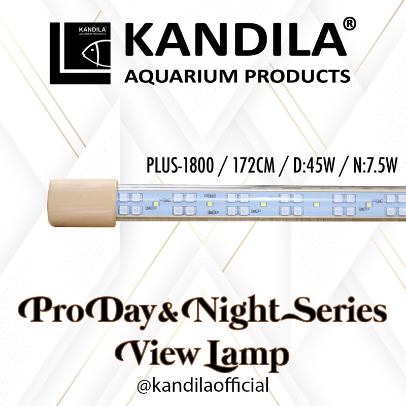 Lampu Celup Kandila Pro Red Day and Night View LED Aquarium Ikan Channa Arowana Arwana Koki Discus