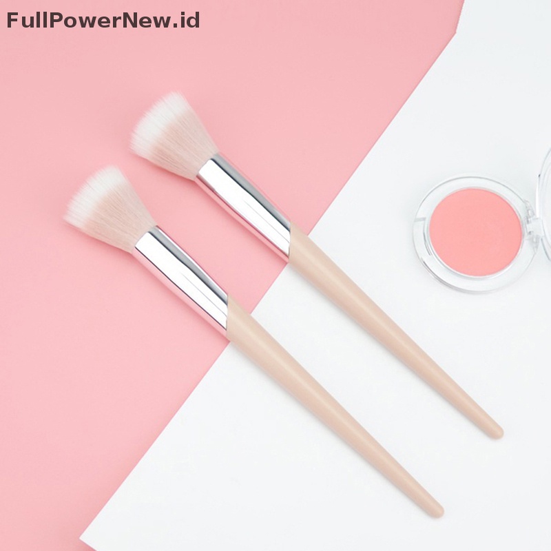 Power 1PC Kuas Makeup Rambut Lembut Blush Powder Foundation Make Up Alat Kosmetik ID