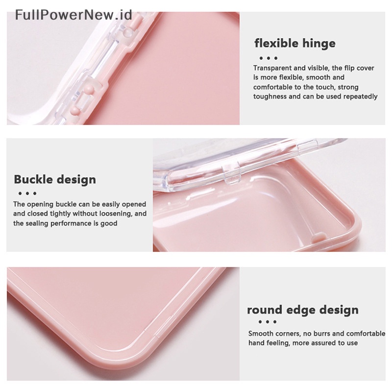 Power Nail Art Organizer Menebal Jadi Kuku Palsu Packing Box Display Storage ID