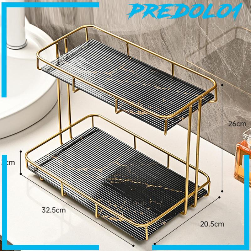 [Predolo1] Stand Organizer Meja Display Serbaguna Untuk Meja Dapur Kamar Mandi