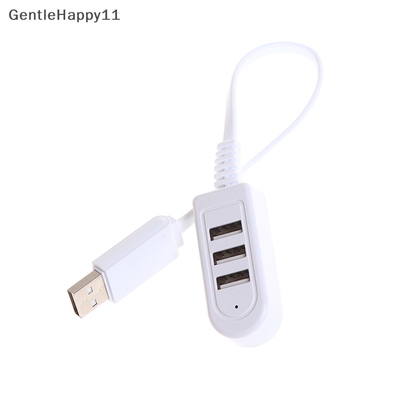 Gentlehappy 3port USB 2.0 Multi High Speed HUB Splitter Laptop Ekspansi Untuk Desktop PC id