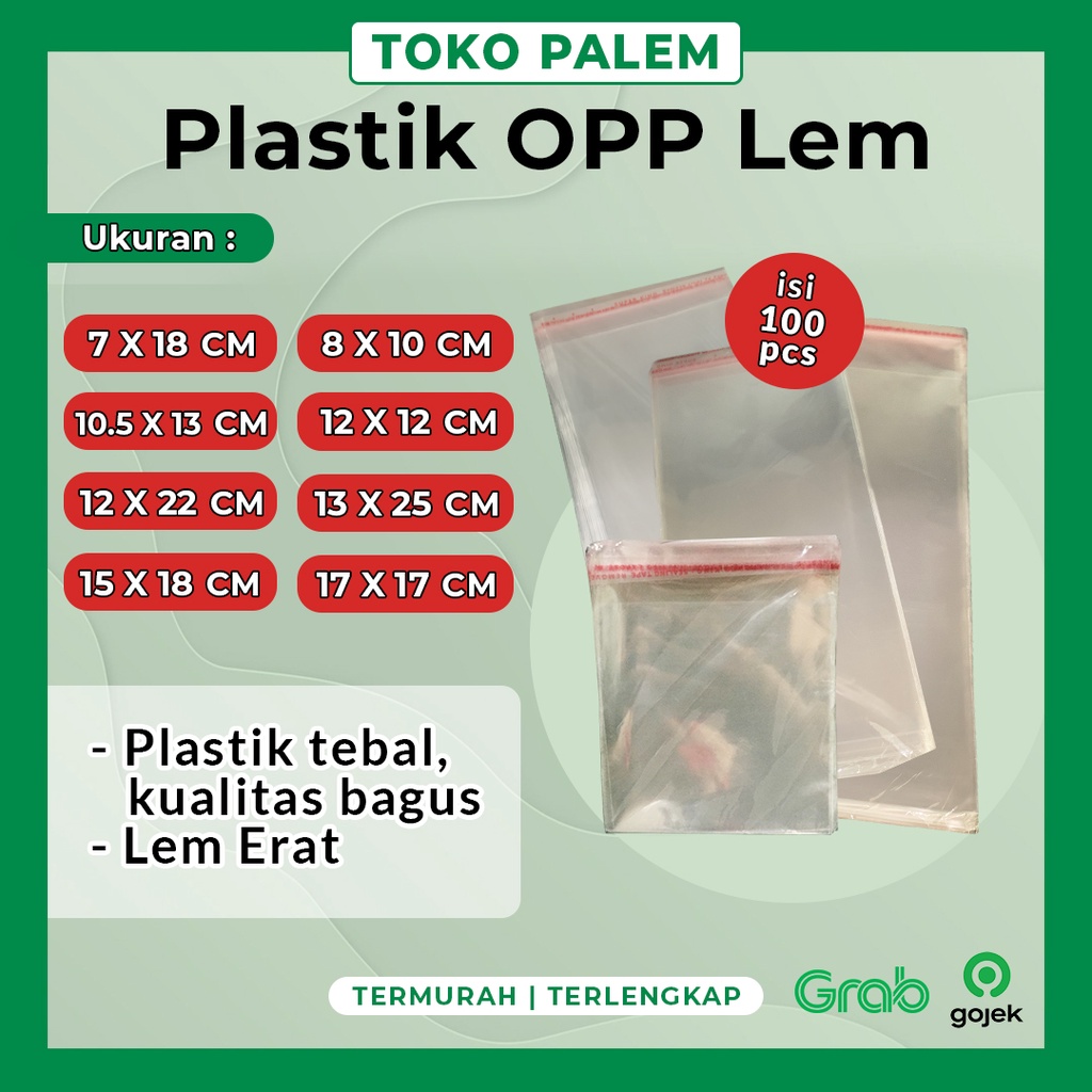 

Plastik OPP Roti Kopi Pie Seal Lem 7x18 OPP DVD Bakery Risol, Undangan Amplop Plastik Bungkus Roti 30 Micron