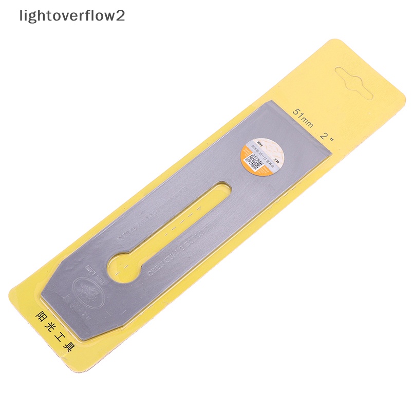 [lightoverflow2] 51mm Hand Planer Cutter Mangan Steel Edge Trimming Cutter Saw Blades Untuk Pengerjaan Kayu Power Tool Aksesoris [ID]