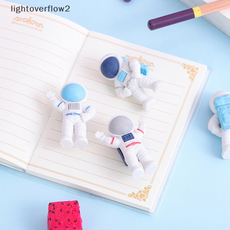 [lightoverflow2] 1pcs Lucu Antariksa Astronot Penghapus Anak Penghapus Untuk Hadiah Anak Novelty Kreatif Pensil Karet Siswa Sekolah Perlengkapan Kantor [ID]