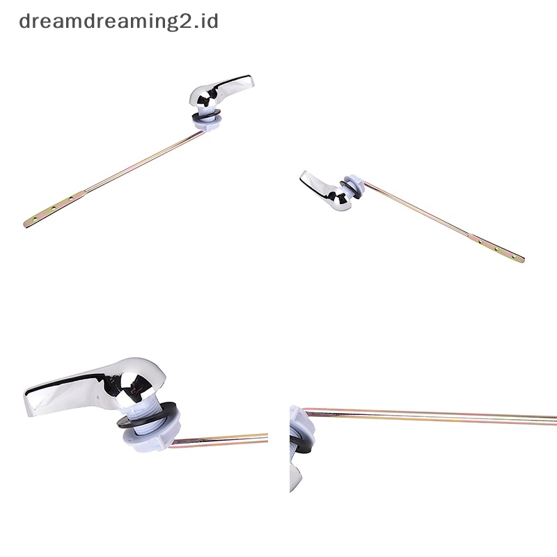 (drea) Tuas Siram Toilet Universal Handle Kunci Toilet Chrome Cocok Untuk Kebanyakan Toilet//