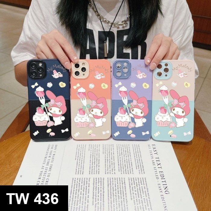 NEW CASE TWO TONE MOTIF FOR XIAOMI REDMI A2 2023 NEW CASE - BDC