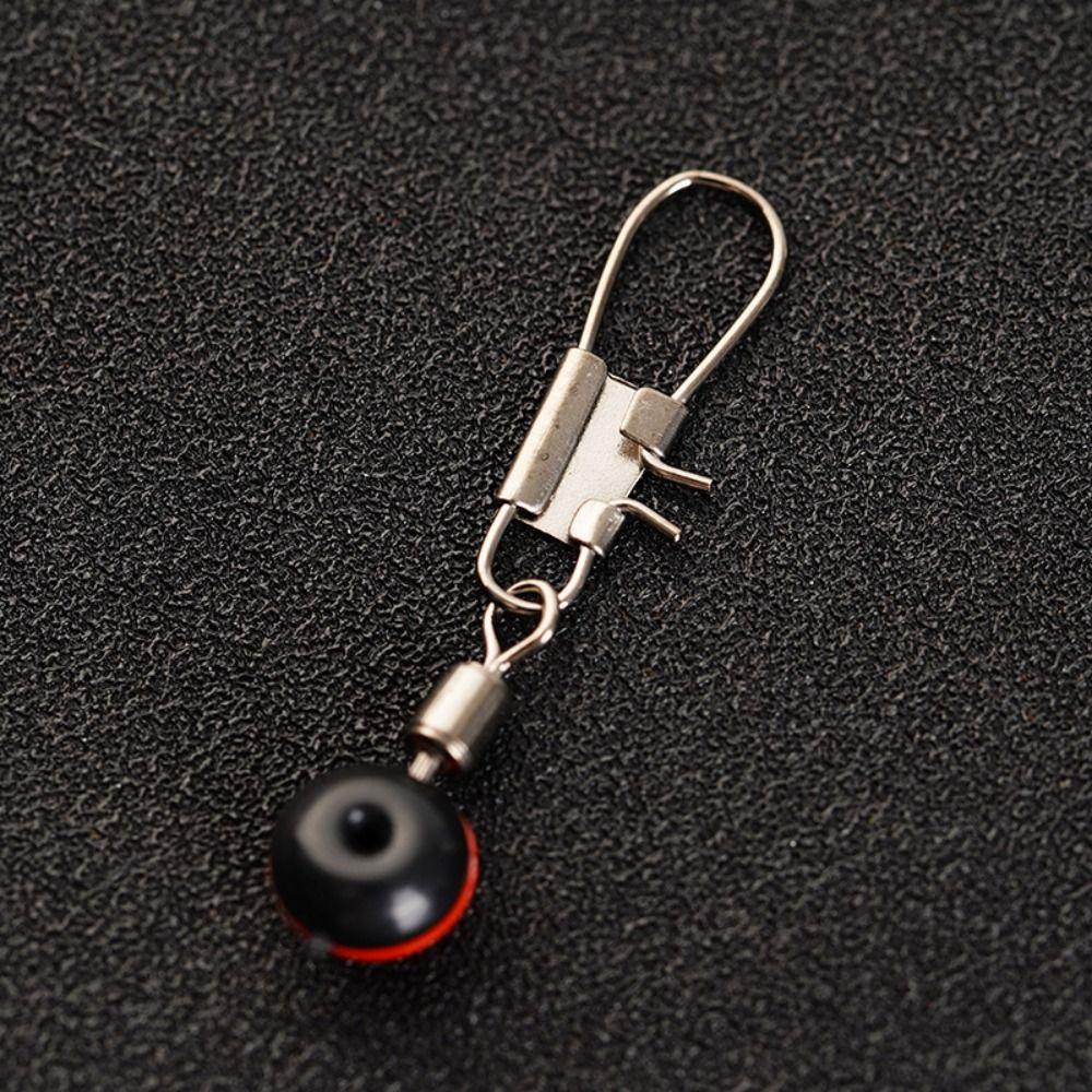 Manik-manik Pengumpan Agustina Konektor Putar Pinned Sea Beans Aksesoris Fishing Tackle Quick Change Beads Hook Connector Space Beans Connector Link Putar Pelampung