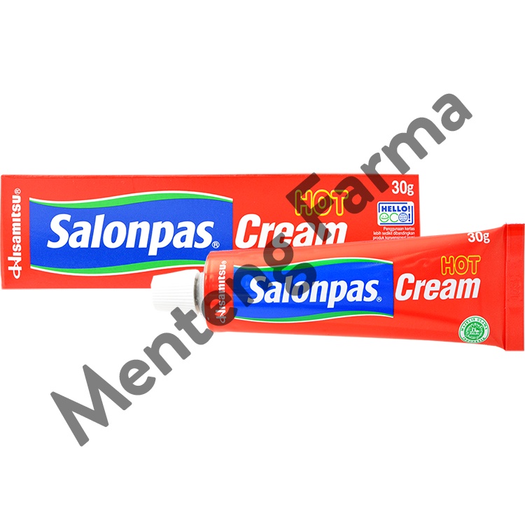 Salonpas Cream Hot 30 Gr - Krim Pereda Nyeri Otot dan Sendi