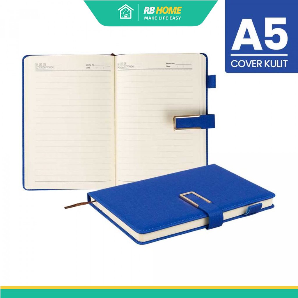 

Buku Catatan Kuliah Kerja Cover Kulit Kertas A5 Bahan Tebal
