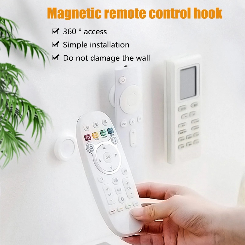 Portable Self Adhesive Remote Control Magnet Hook/Rak Penyimpanan Socket Hemat Ruang Yang Dipasang Di Dinding/Router Serbaguna Kait Tambahan Tetap