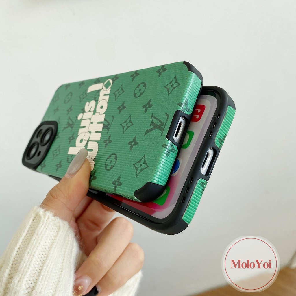 Casing Ponsel Gaya Eropa Dan Amerika Trendi Kompatibel Untuk iPhone XR X XS Max 7Plus 11 13 14 12 Pro Max8 7 Plus Tekstur Kulit Mewah Silicon Lembut Soft Cover