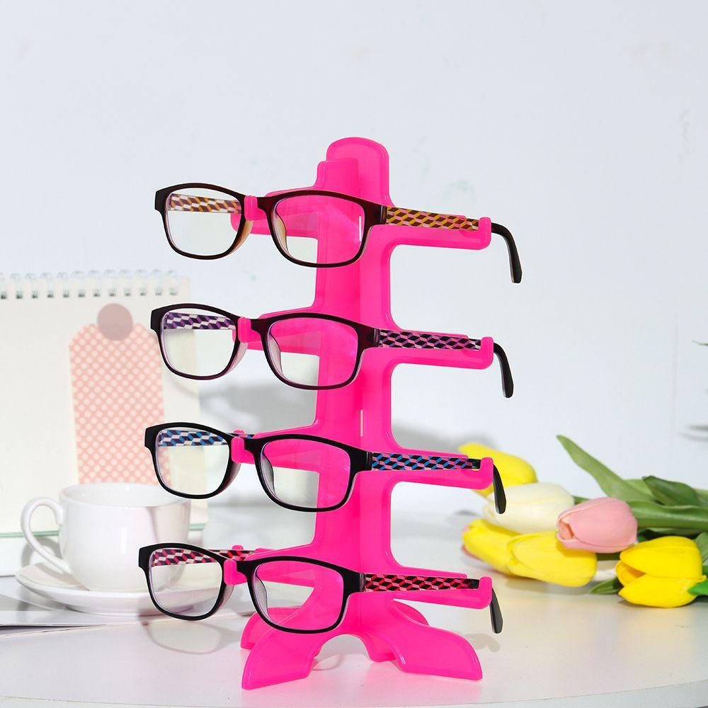 LILY Eyeglasses Display Stand Colorful Home Organizer Penyimpanan Kacamata Plastik