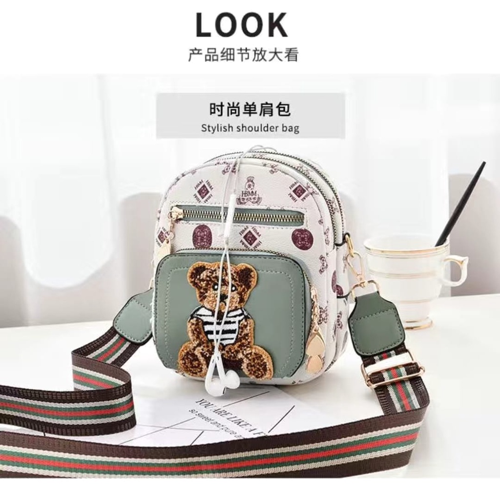 NEW Tas Selempang Wanita Premium Fashion Elegan High Quality Impor