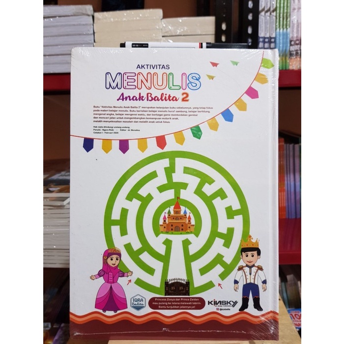 Aktivitas Menulis Anak Balita JILID 2 - Board Book