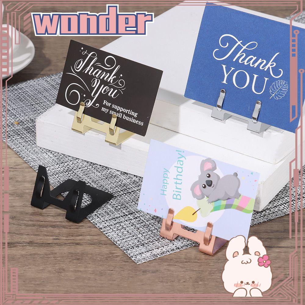 Wonder Place Card Holder Ringkas Tempat Label Harga Pesta Pernikahan