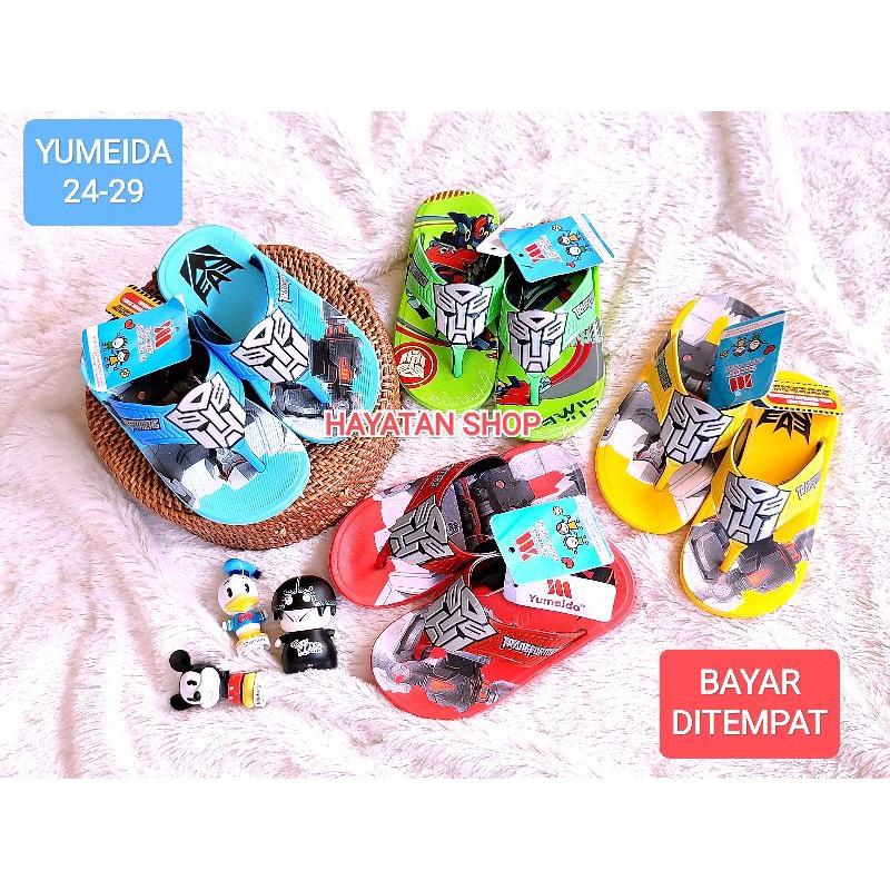 Sandal Jepit Anak Yumeida Transformer F103S yumeida Ukuran 13-18
