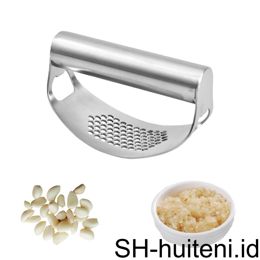 Alat Pemeras Penghancur Bawang Putih STAINLESS PRESS MASHER MINCER Alat MANUAL Dapur