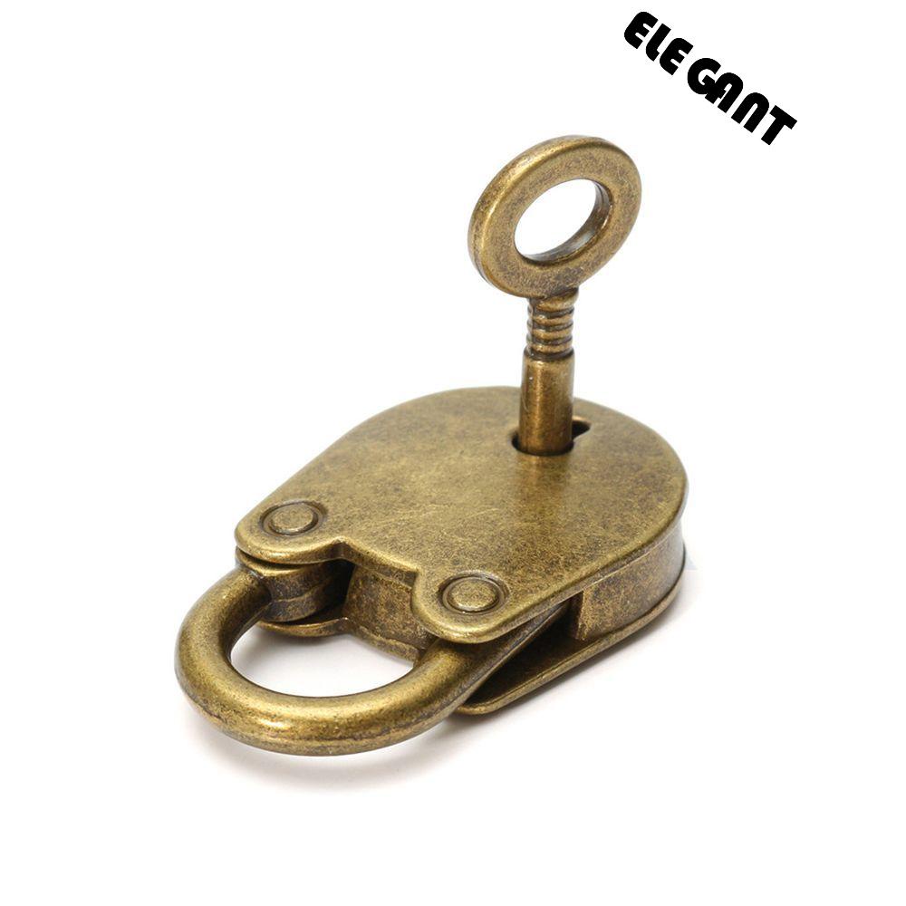 [Elegan] Gembok Bronze Archaize Mini Dengan Kunci
