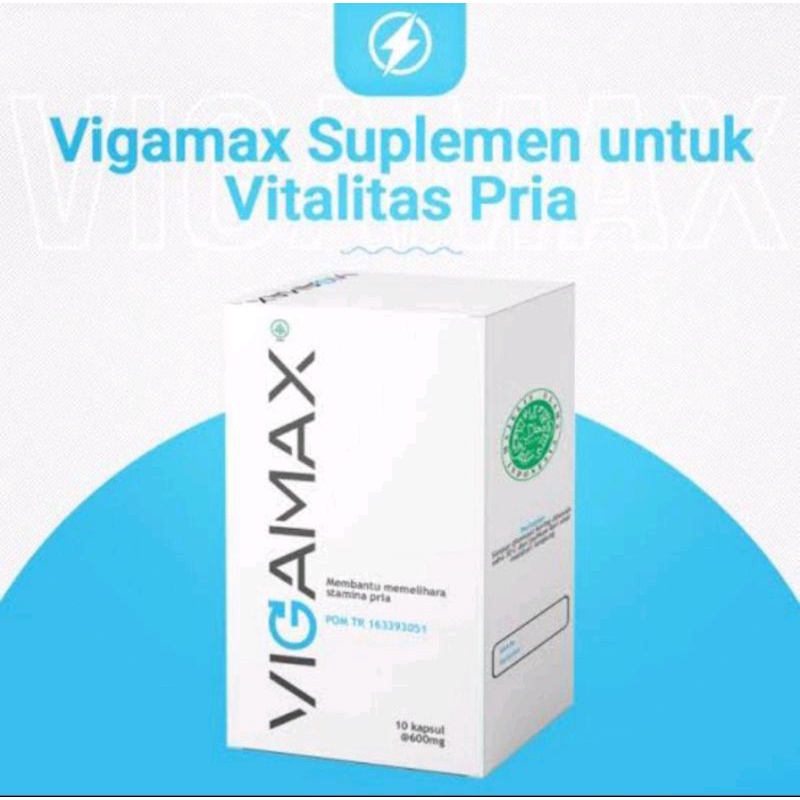 Vigamax asli original 100% herbal alami - untuk pria.