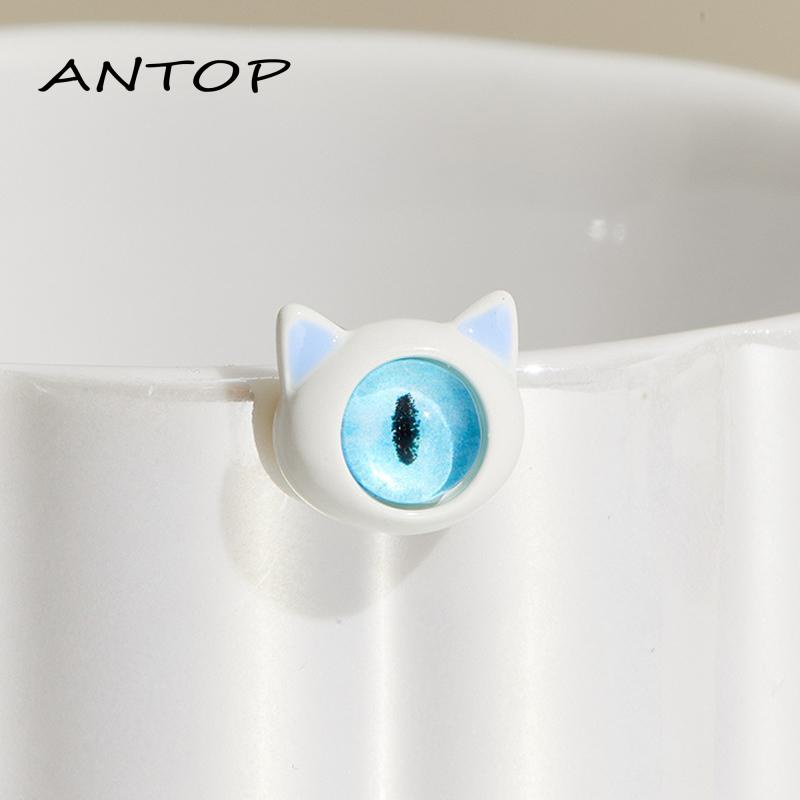 [antop] Kreatif Mono-Mata Monster Kecil Telinga Pejantan Wanita Desain Indah Anting Lucu