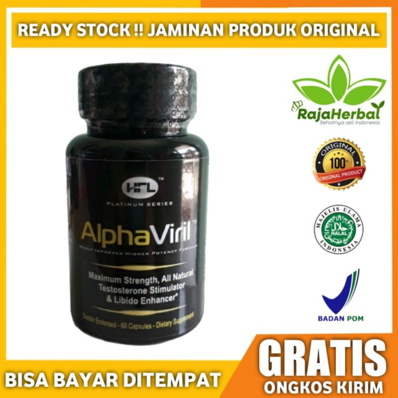 (BHJ)OBAT KUAT PRIA SEX TAHAN LAMA ALPHA VIRIL HERBAL SUPLEMEN DALAM BERCINTA(Gratis ongkir)