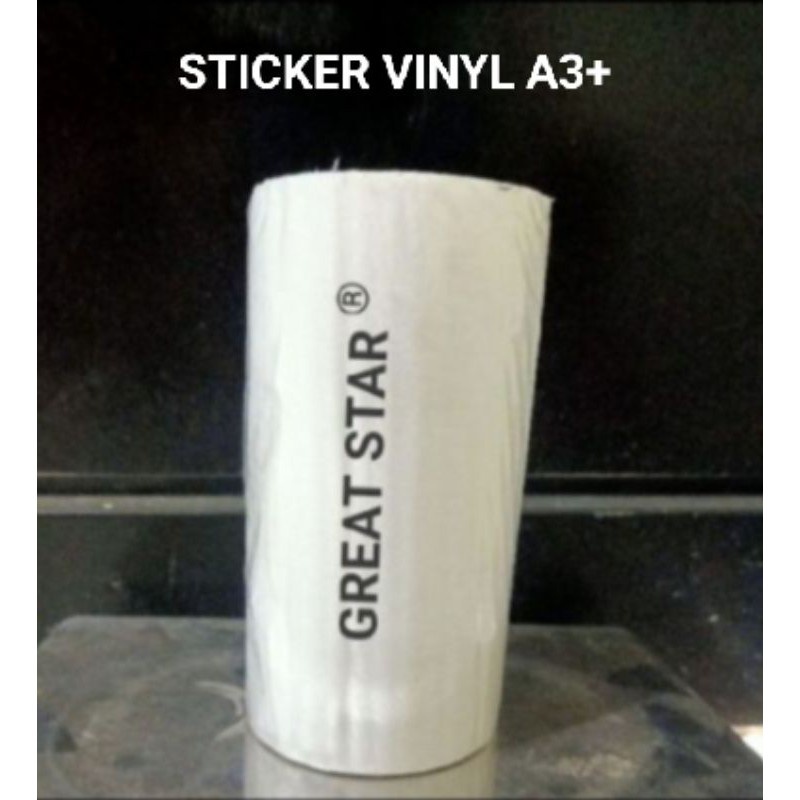 

STICKER VINYL ROLL UK A3+/ 32/31/30CM X 30M DYE INK ( NO WATERPROOF )